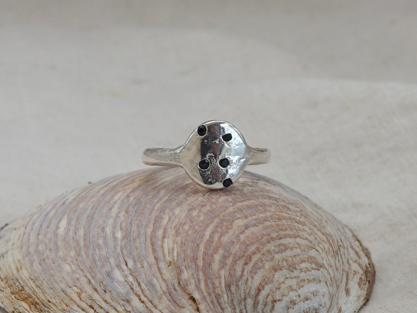Celestial sapphire rings