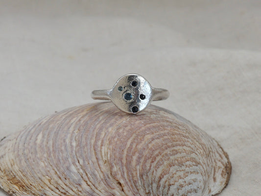 Celestial sapphire rings