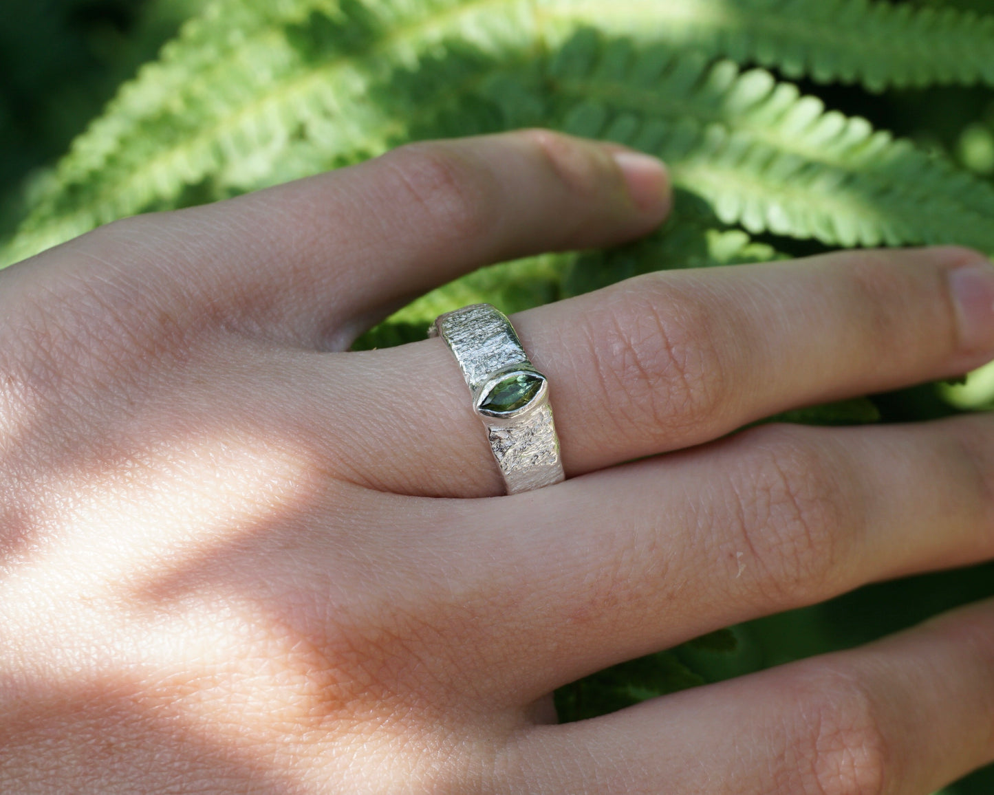 Treefolk Green Tourmaline Ring