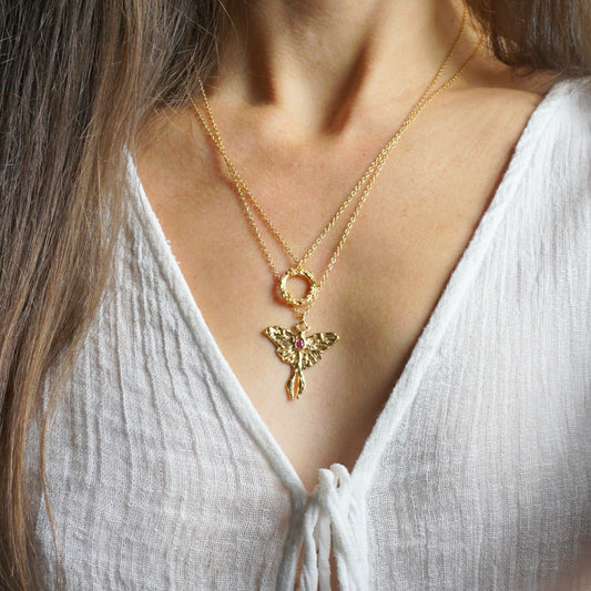 Ancient Oak Wreath Necklace