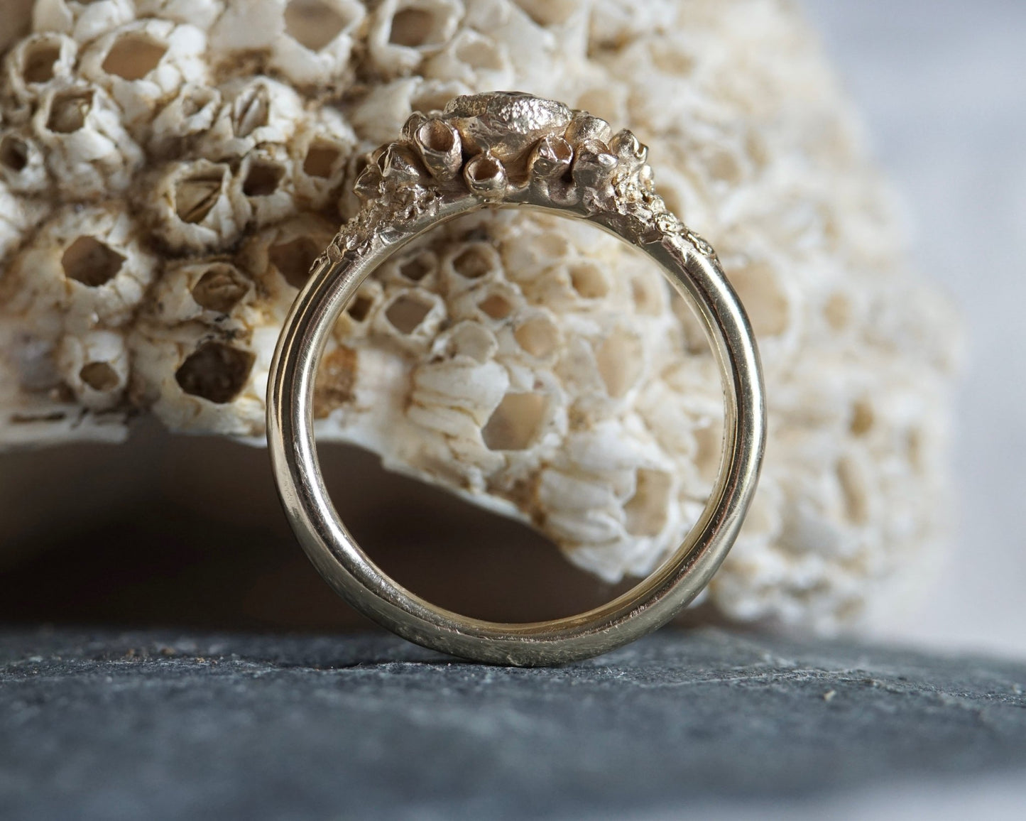 Green Sapphire Nyx Engagement Ring - Melissa Yarlett Jewellery