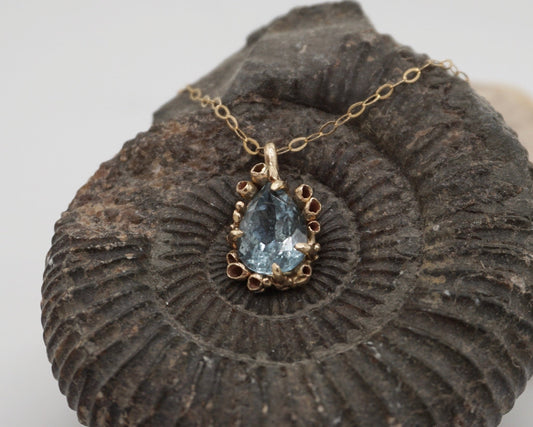 Aquamarine Nymph Necklace - Melissa Yarlett Jewellery