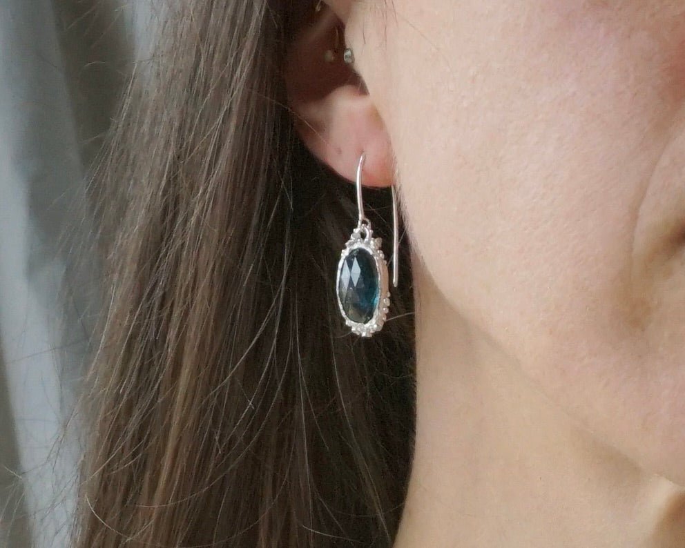 Enchanting Kyanite Drop Earrings - Melissa Yarlett Jewellery