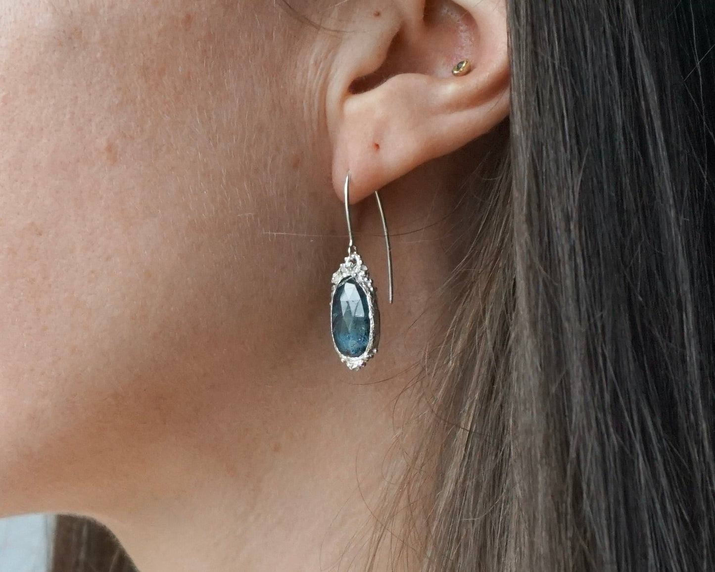 Enchanting Kyanite Drop Earrings - Melissa Yarlett Jewellery