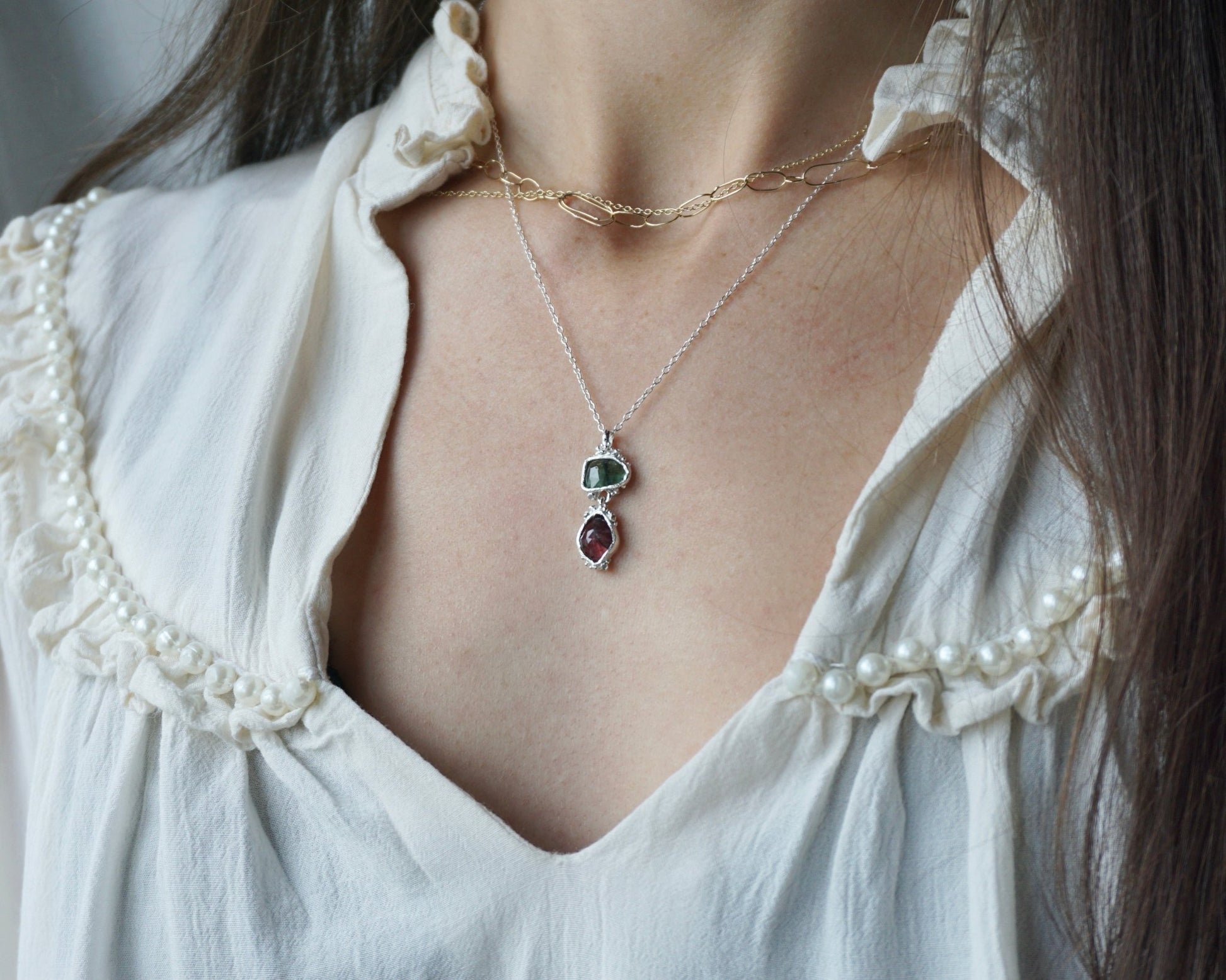 Forest Jewels Tourmaline Necklace - Melissa Yarlett Jewellery