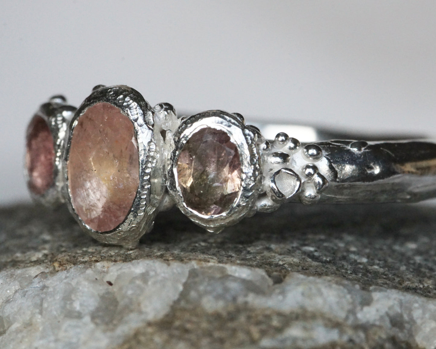 Blossom ~ Pink Tourmaline Ring