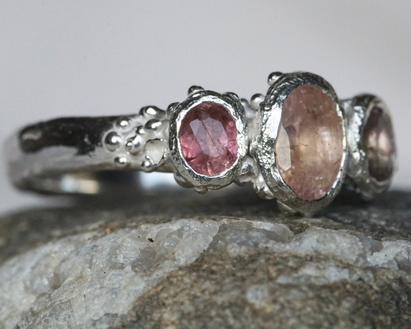 Blossom ~ Pink Tourmaline Ring