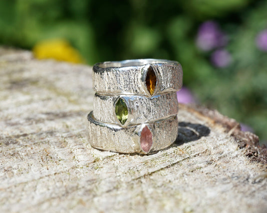 Treefolk Green Tourmaline Ring