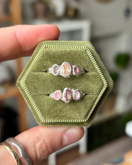 Blossom ~ Pink Tourmaline Ring