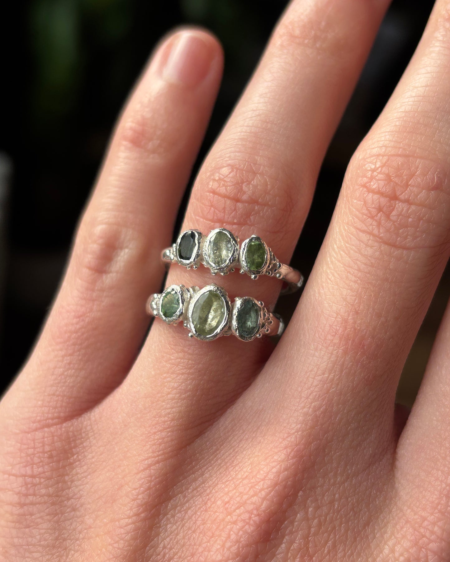 Dryad ~ Green Tourmaline Ring
