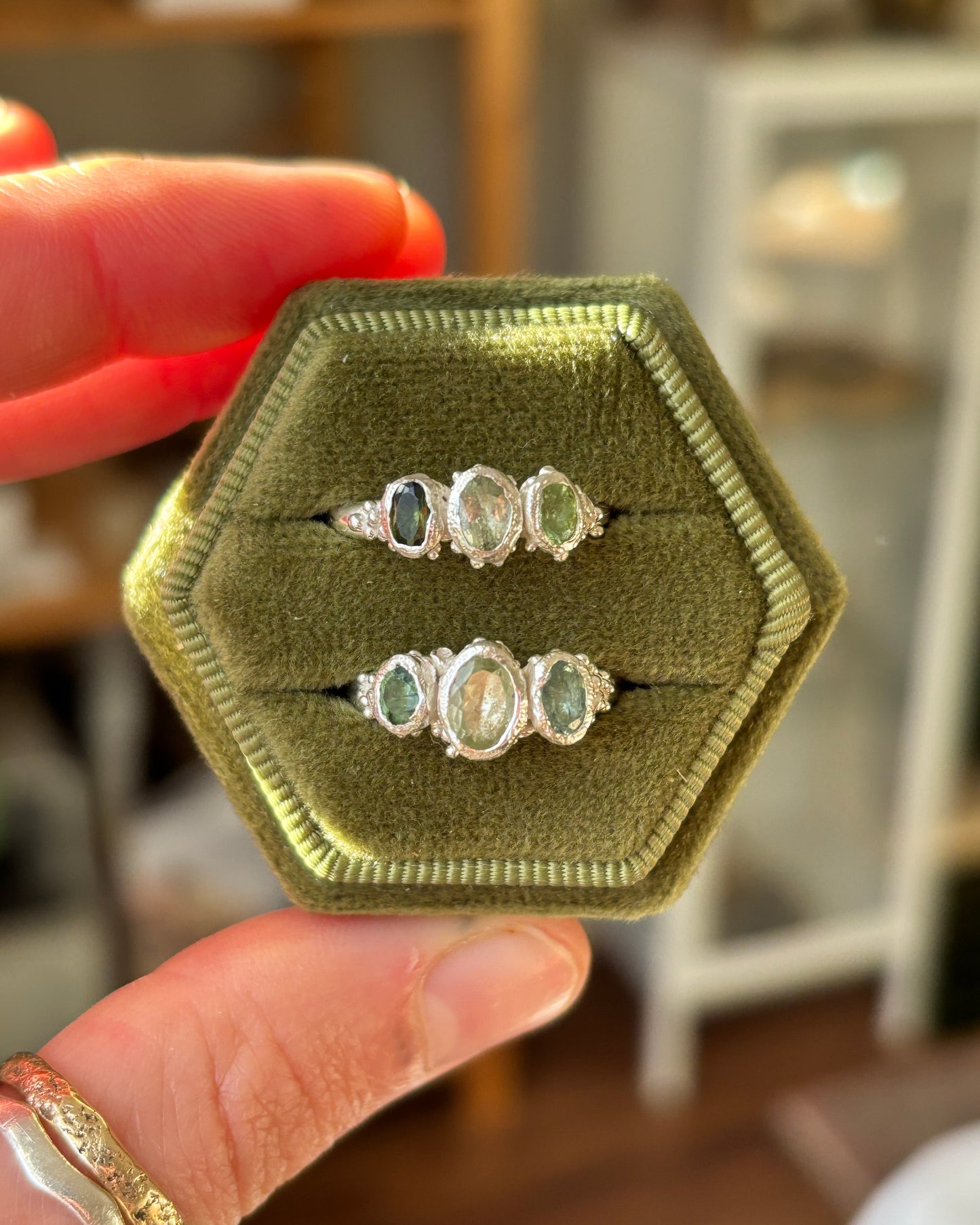 Dryad ~ Green Tourmaline Ring