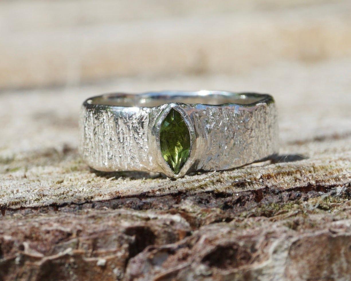 Treefolk Green Tourmaline Ring