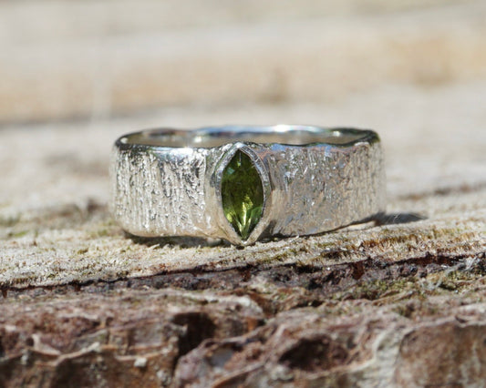 Treefolk Green Tourmaline Ring