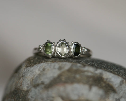 Dryad ~ Green Tourmaline Ring