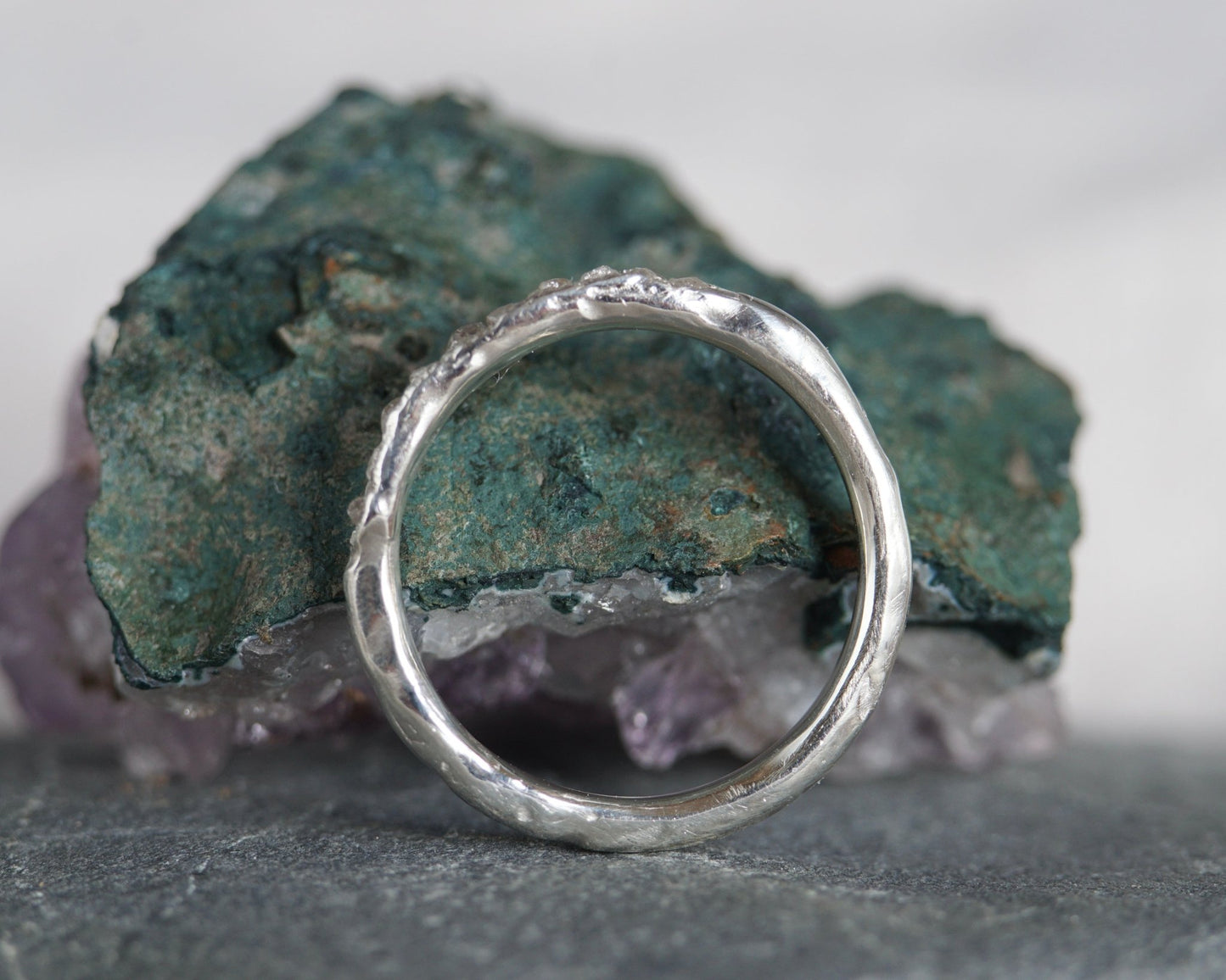 Geode Diamond Eternity Ring - Melissa Yarlett Jewellery