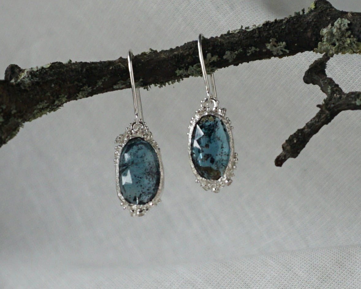 Enchanting Kyanite Drop Earrings - Melissa Yarlett Jewellery